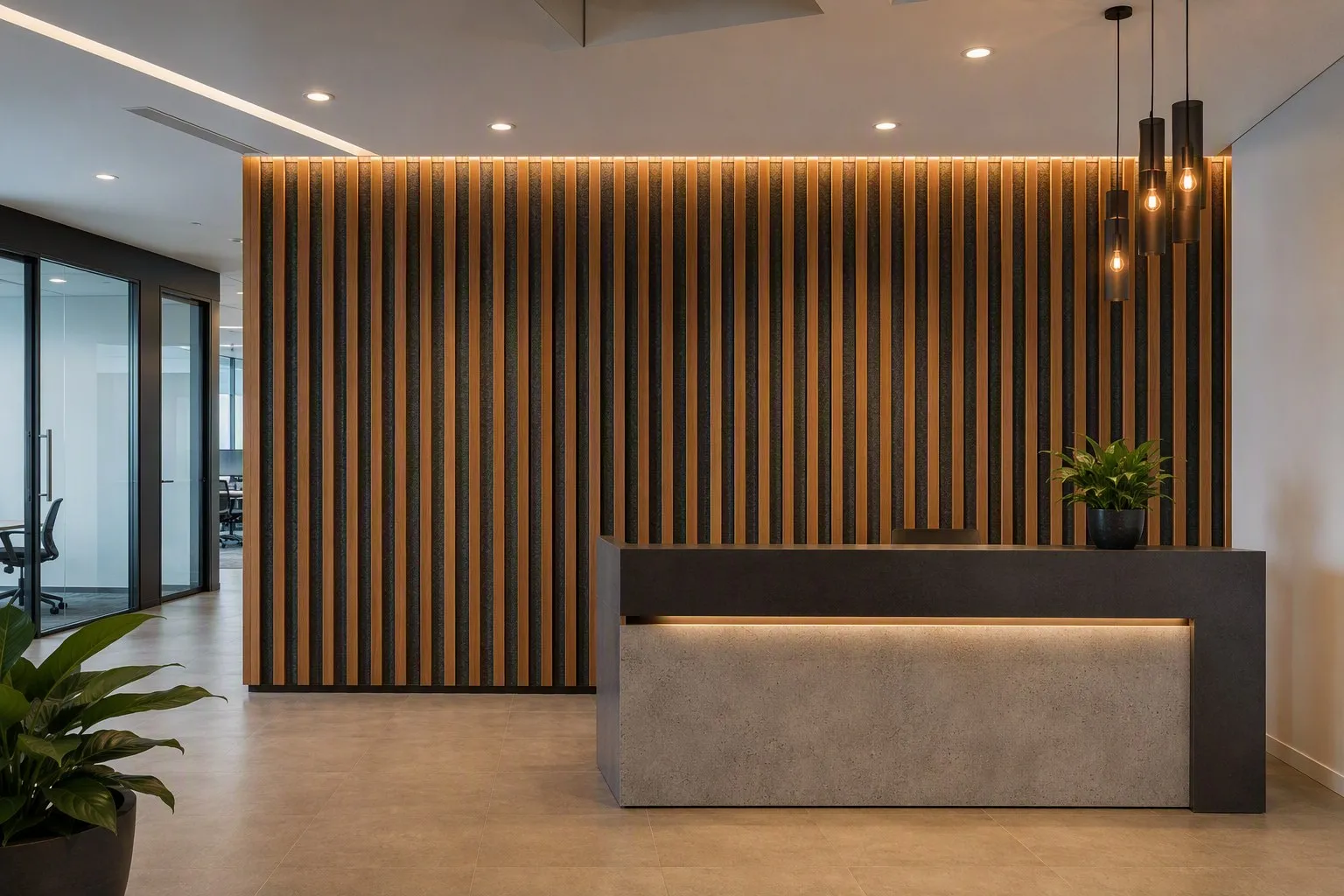 Wooden Slat Acoustic Panel