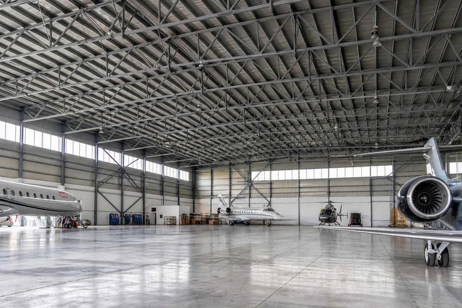 Steel Aircraft Hangar
