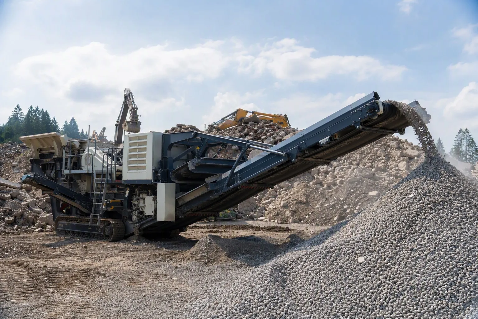 Tyre Mobile Crusher